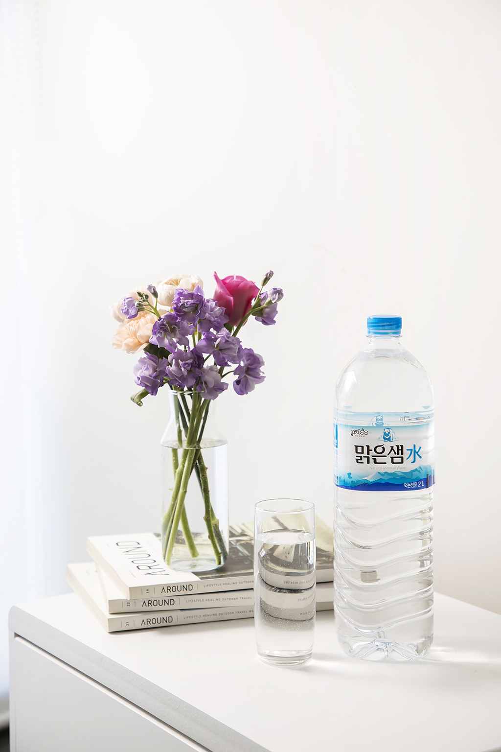팔도 맑은샘 지리산 생수 제품촬영