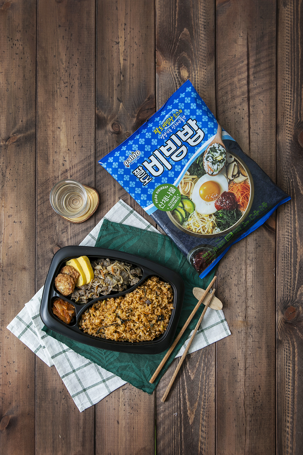 팔도 비빔밥 제품촬영