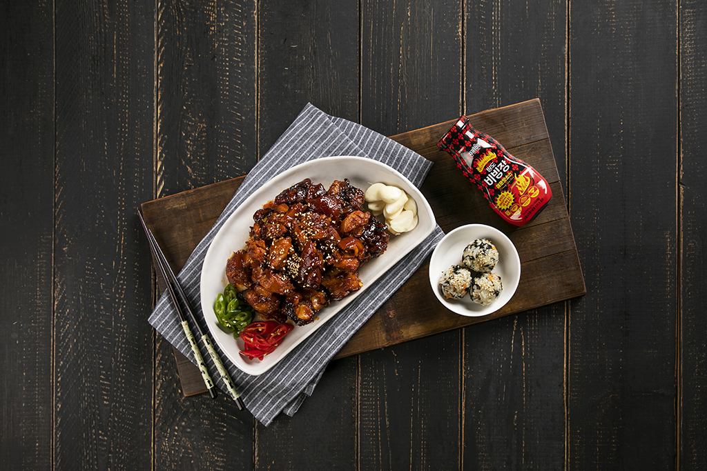 팔도 비빔장 매운맛소스 제품촬영