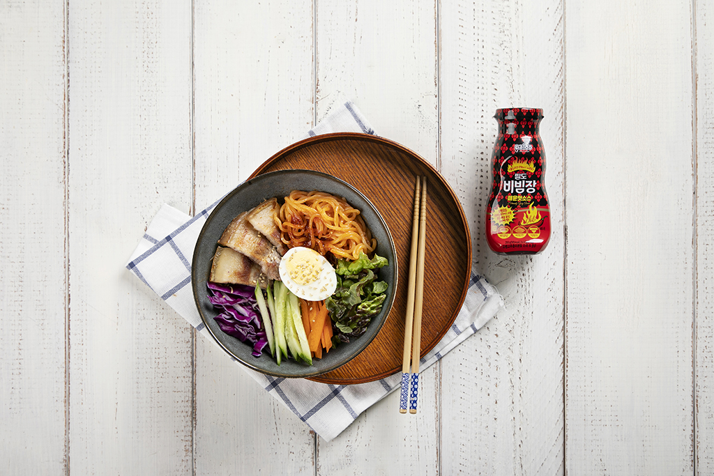 팔도 비빔장 매운맛소스 제품촬영