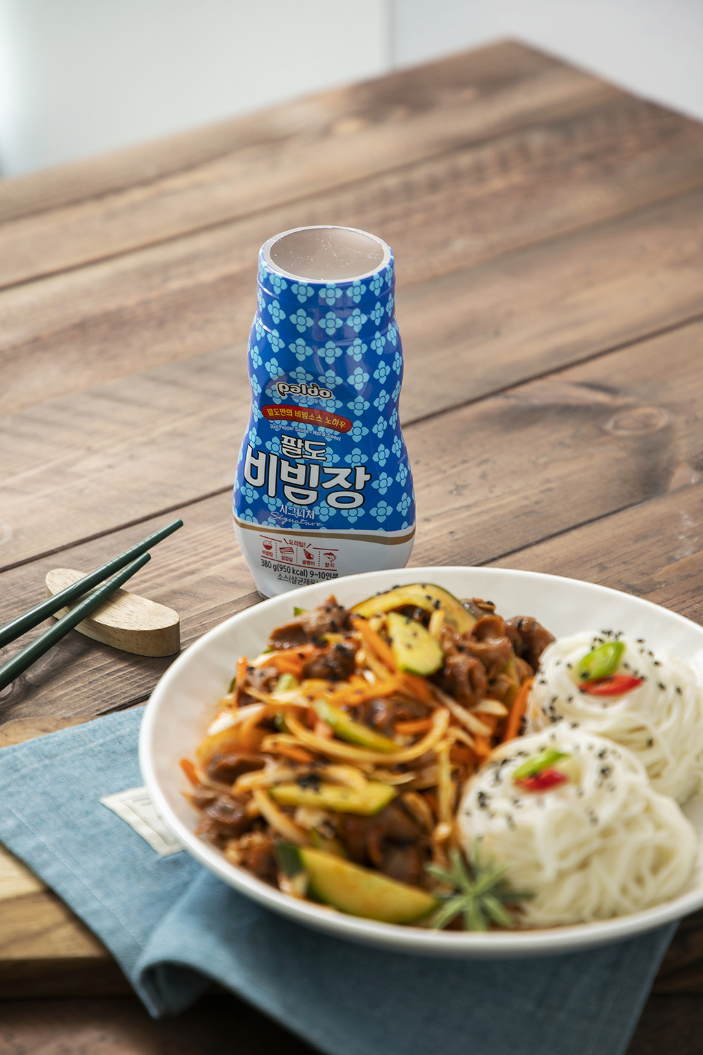 팔도 비빔장 오리지널소스 제품촬영